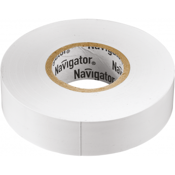 Изолента ПВХ NAVIGATOR 15мм 20м белая