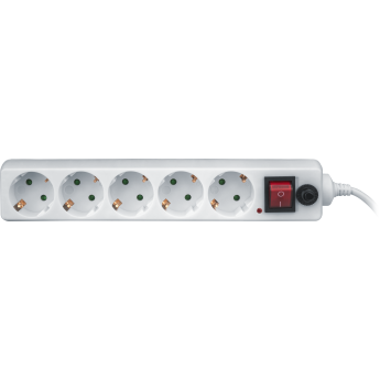 Сетевой фильтр NAVIGATOR, NSP-05-300-ESC-3х0.75, 5 гнезд, 3м