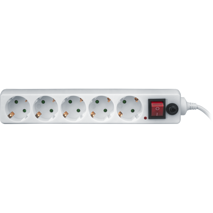 Сетевой фильтр NAVIGATOR, NSP-05-300-ESC-3х0.75, 5 гнезд, 3м 71862