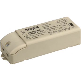 Трансформатор электронный NAVIGATOR 60w 12v с защитой