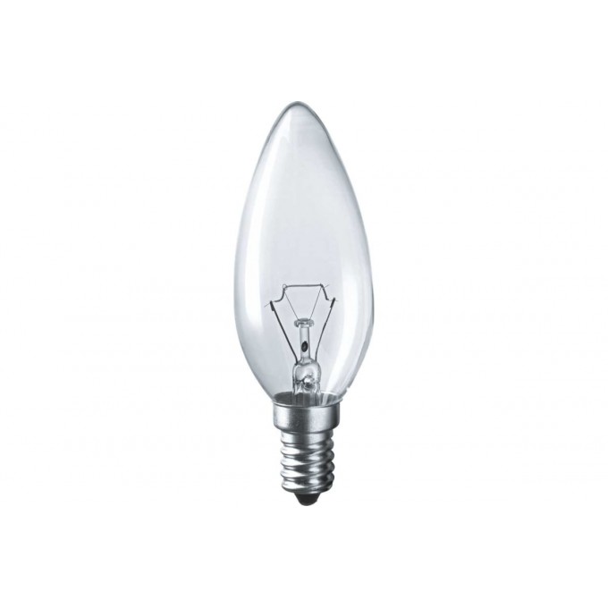 Лампа накаливания декоративная NAVIGATOR ДС 60вт B35 230в Е14 (свеча) 94304 NI-B