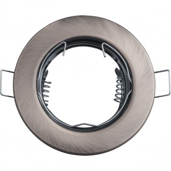 Встраиваемый светильник направленного света NAVIGATOR серии NFS-R1-004-MR16-GU5.3 сатин-хром