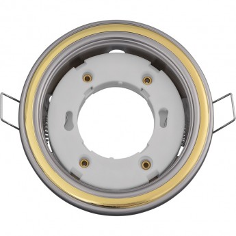 Встраиваемый декоративный светильник NAVIGATOR серии NGX NGX-R10-003-GX53 кольцо, серебро-золото Встраиваемый декоративный светильник NAVIGATOR серии NGX NGX-R10-003-GX53 кольцо, серебро-золото